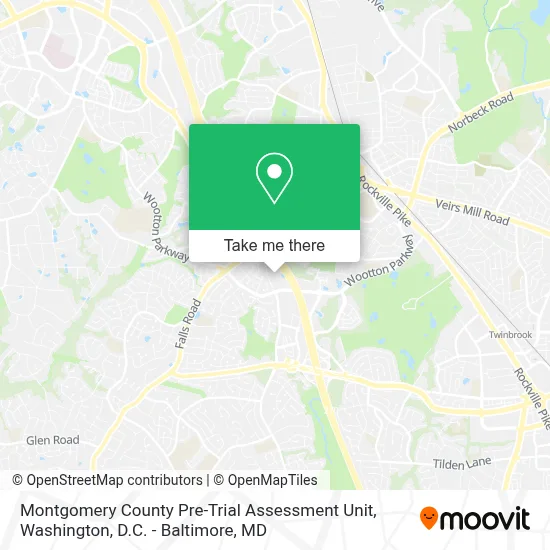 Montgomery County Pre-Trial Assessment Unit map