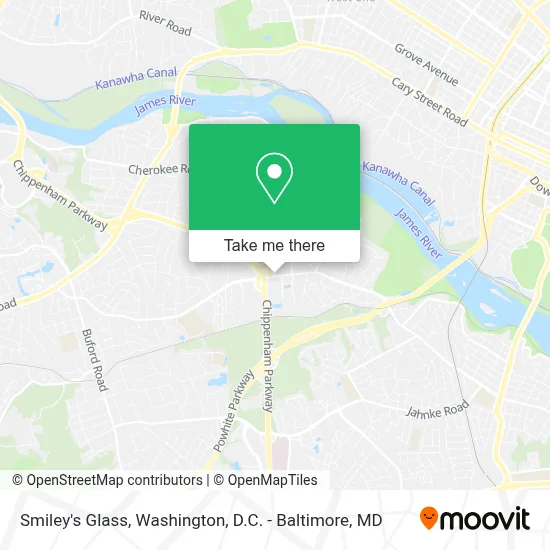 Smiley's Glass map