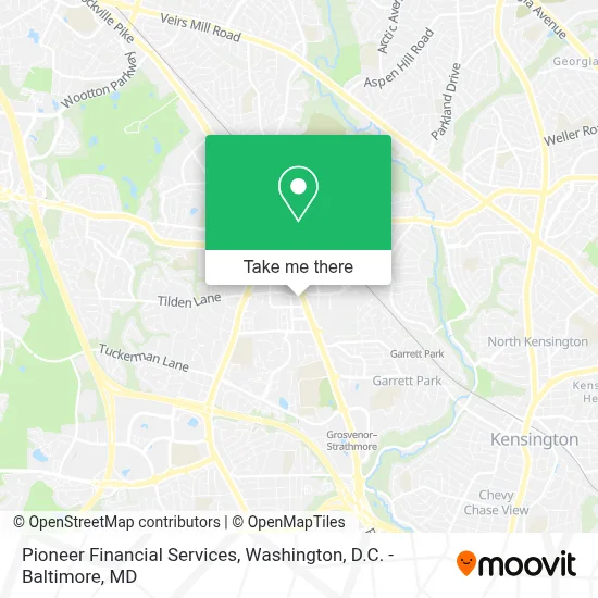 Pioneer Financial Services map