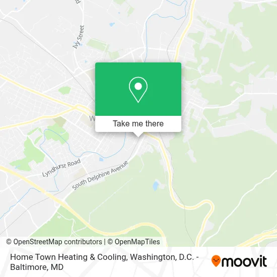 Home Town Heating & Cooling map