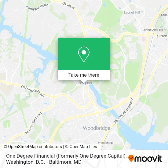 One Degree Financial (Formerly One Degree Capital) map