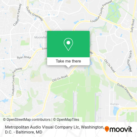 Metropolitan Audio Visual Company Llc map