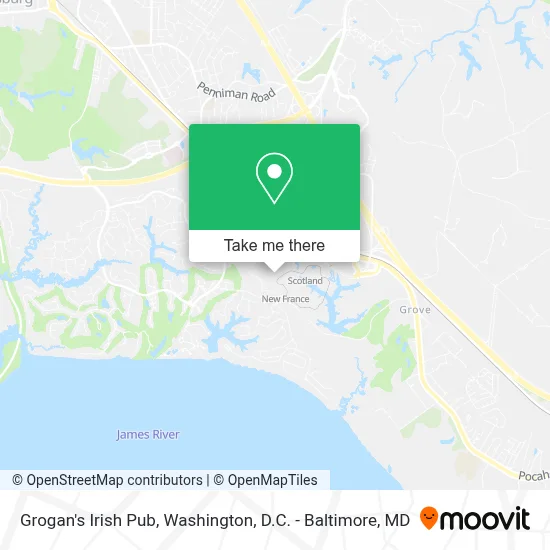 Grogan's Irish Pub map