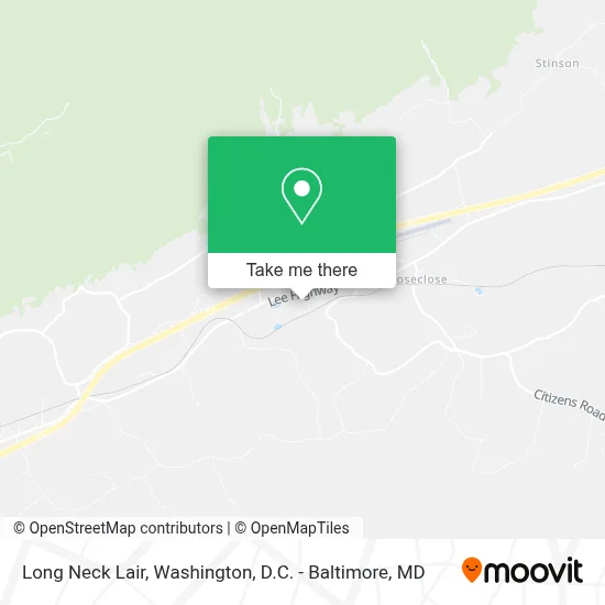 Long Neck Lair map