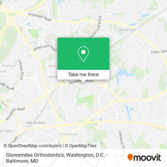 Glowsmiles Orthodontics map