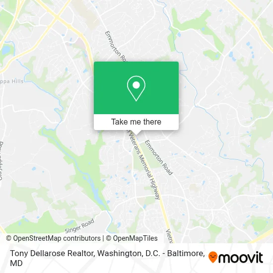 Tony Dellarose Realtor map