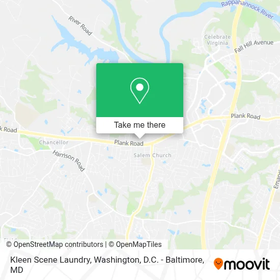 Kleen Scene Laundry map