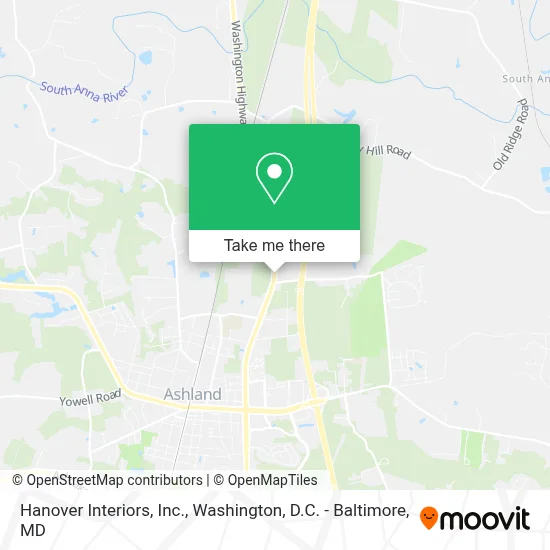 Hanover Interiors, Inc. map
