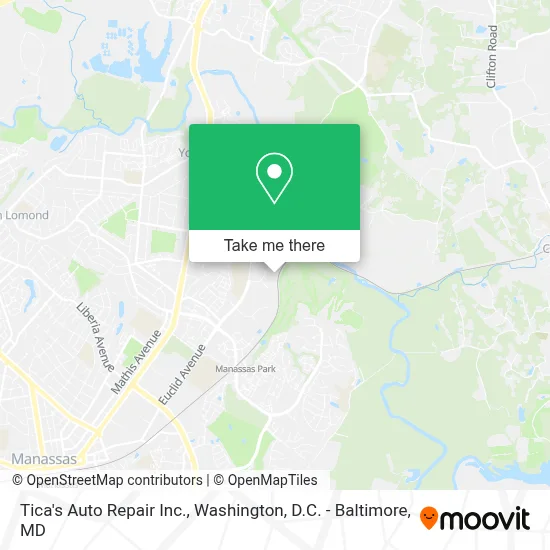 Tica's Auto Repair Inc. map