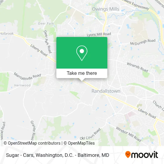 Sugar - Cars map