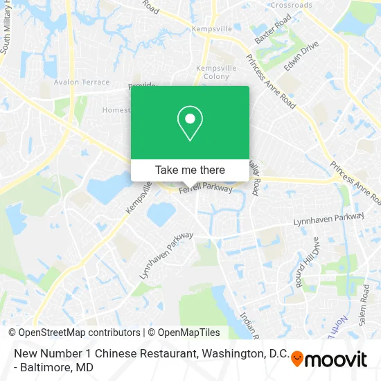 New Number 1 Chinese Restaurant map