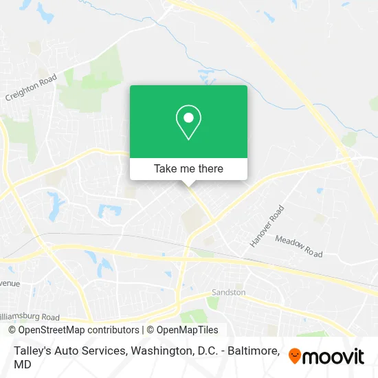Talley's Auto Services map
