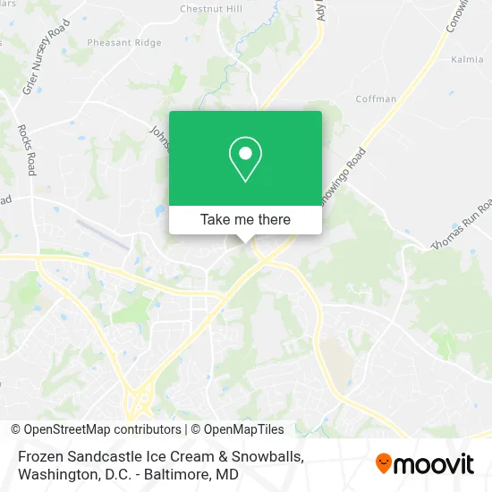 Frozen Sandcastle Ice Cream & Snowballs map