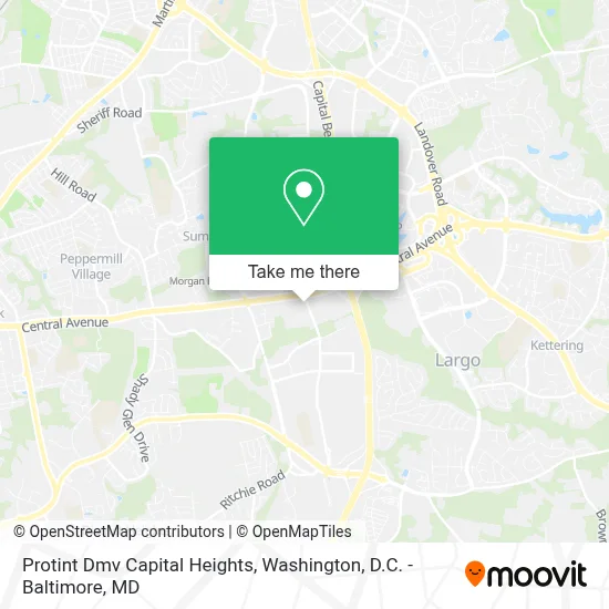 Protint Dmv Capital Heights map