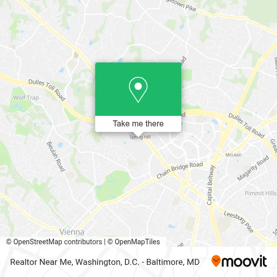 Realtor Near Me map