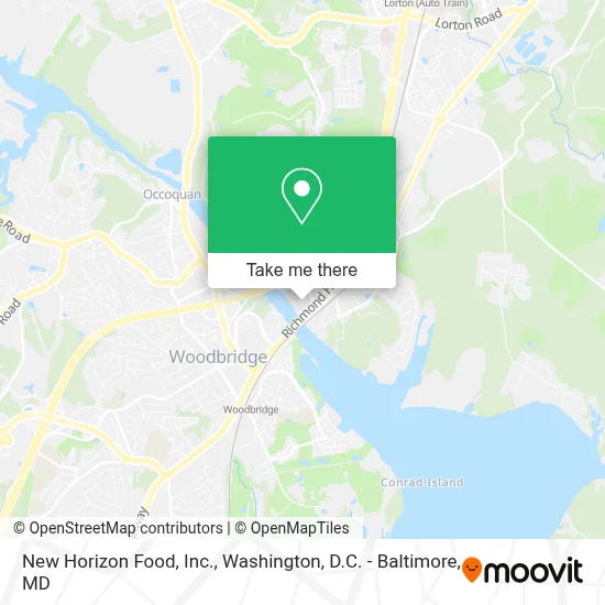 New Horizon Food, Inc. map