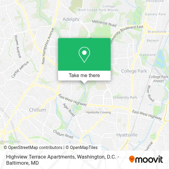 Highview Terrace Apartments map