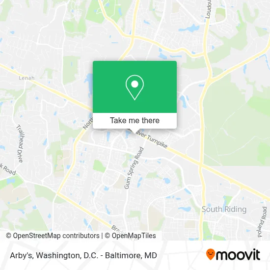 Arby's map