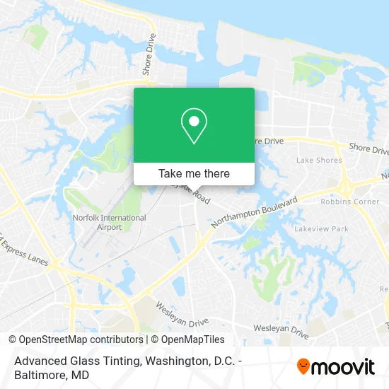 Advanced Glass Tinting map
