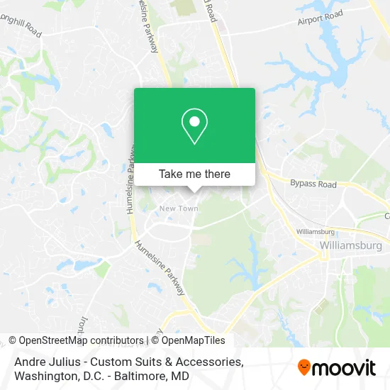 Andre Julius - Custom Suits & Accessories map