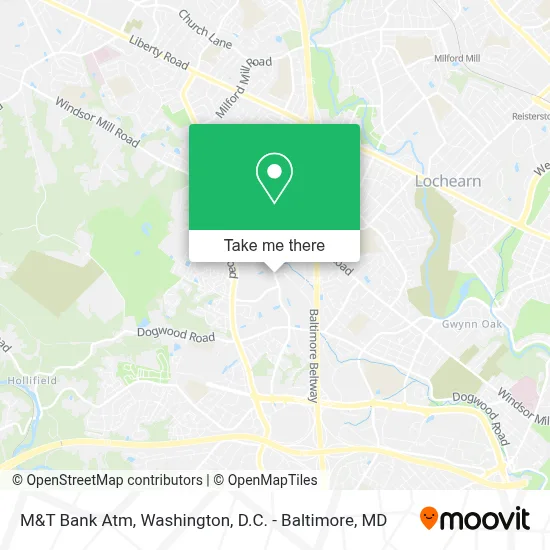 M&T Bank Atm map