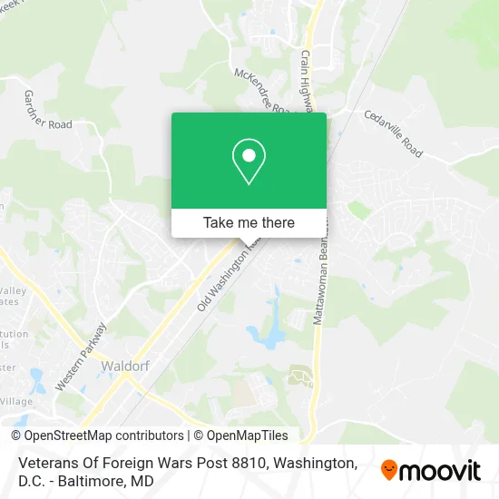 Veterans Of Foreign Wars Post 8810 map