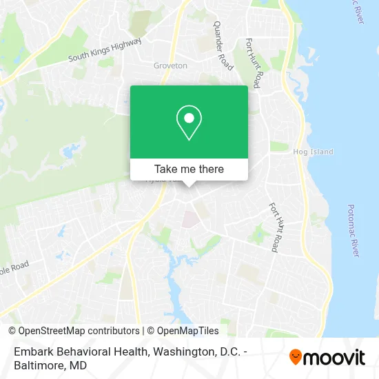 Embark Behavioral Health map