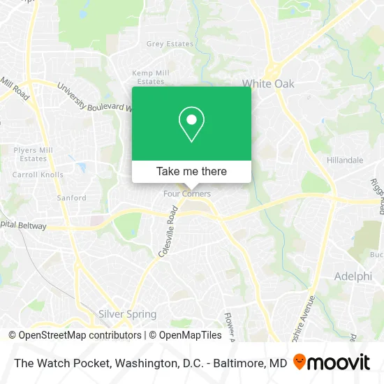 The Watch Pocket map