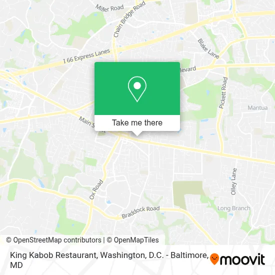 King Kabob Restaurant map