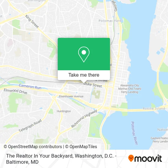 The Realtor In Your Backyard map