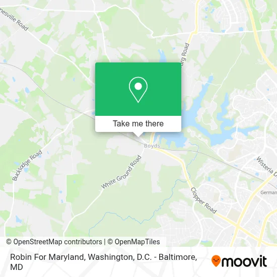 Robin For Maryland map
