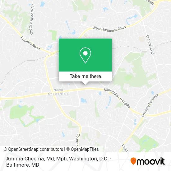 Amrina Cheema, Md, Mph map