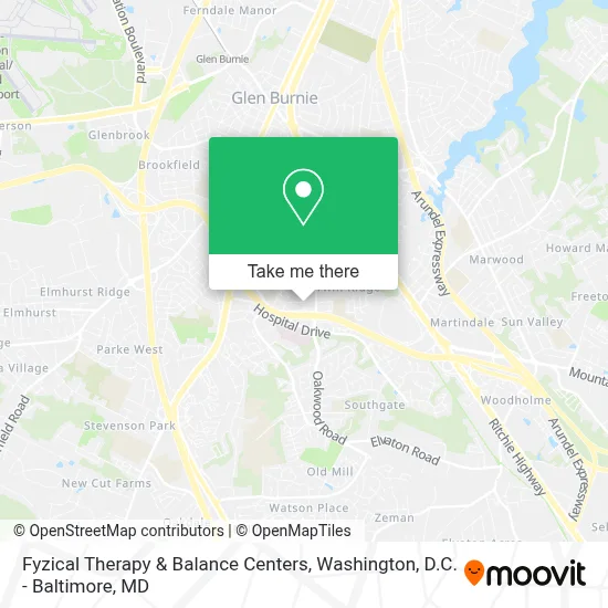 Fyzical Therapy & Balance Centers map