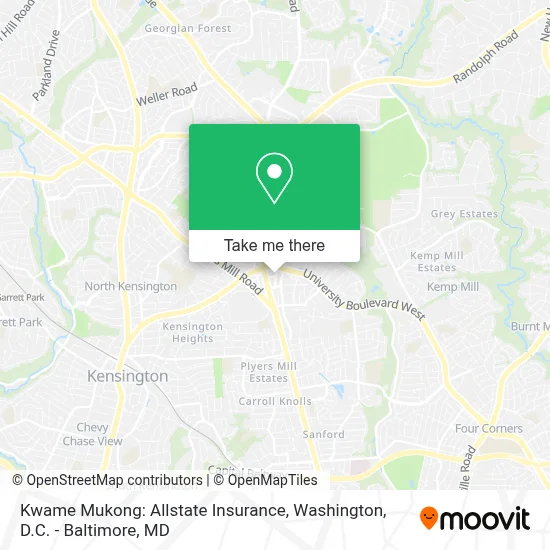 Kwame Mukong: Allstate Insurance map