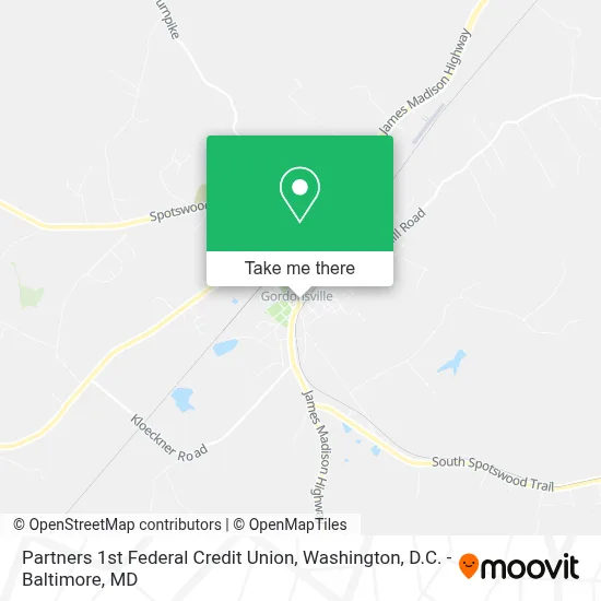Partners 1st Federal Credit Union map