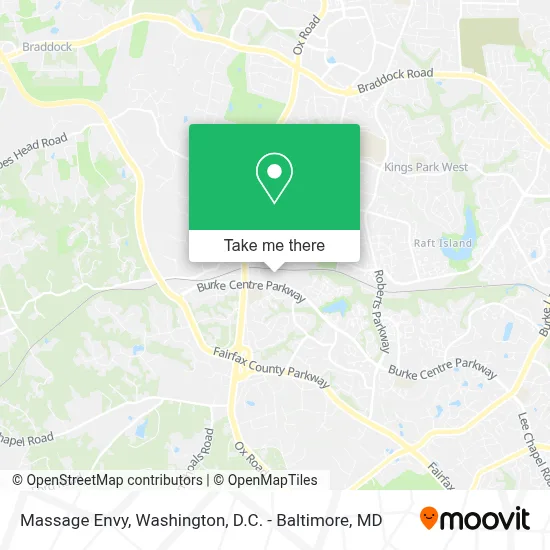 Massage Envy map