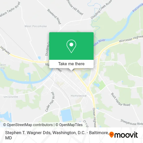 Stephen T. Wagner Dds map