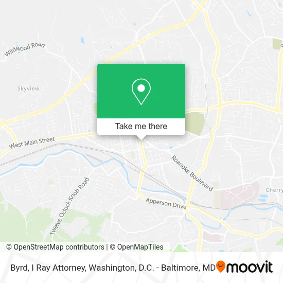 Byrd, I Ray Attorney map