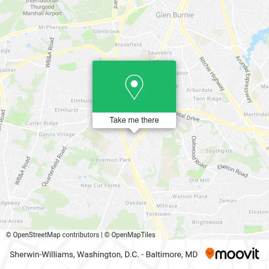 Sherwin-Williams map