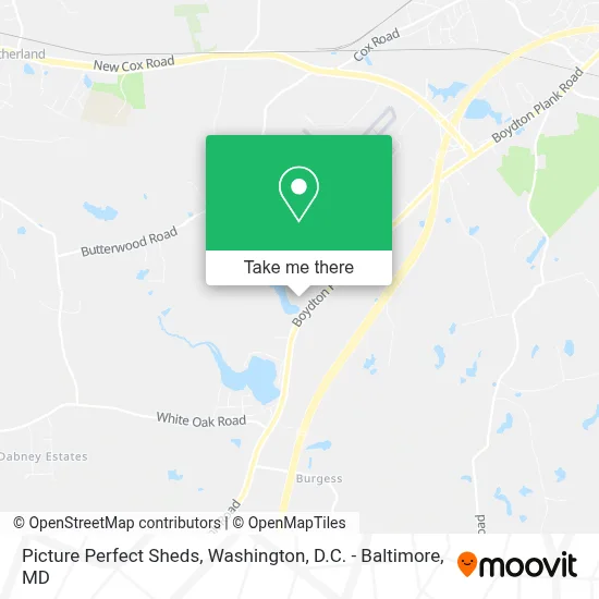 Picture Perfect Sheds map