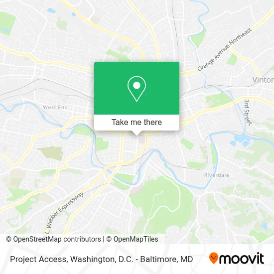 Project Access map