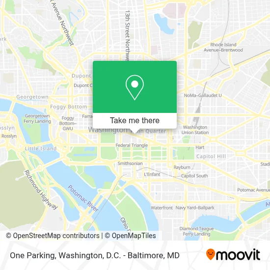 One Parking map