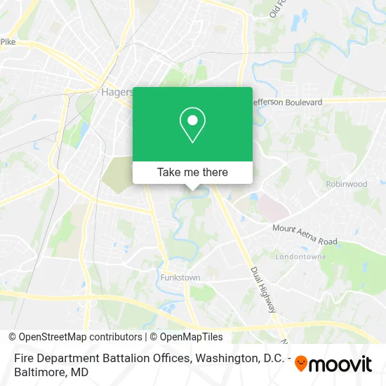 Fire Department Battalion Offices map
