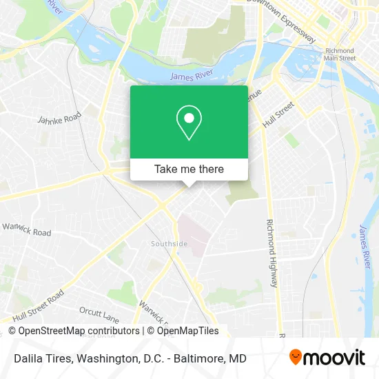 Dalila Tires map