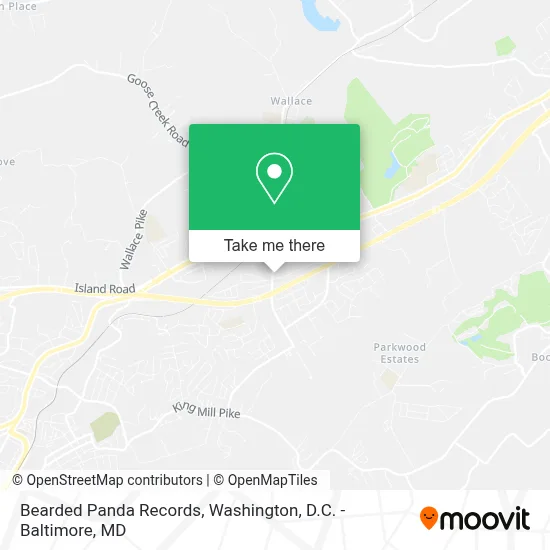 Bearded Panda Records map