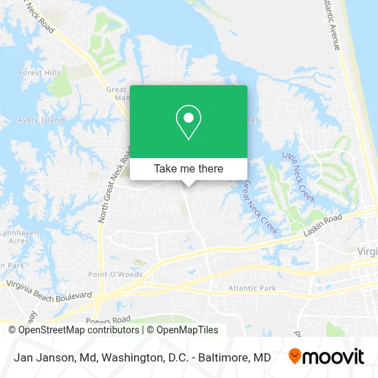 Jan Janson, Md map