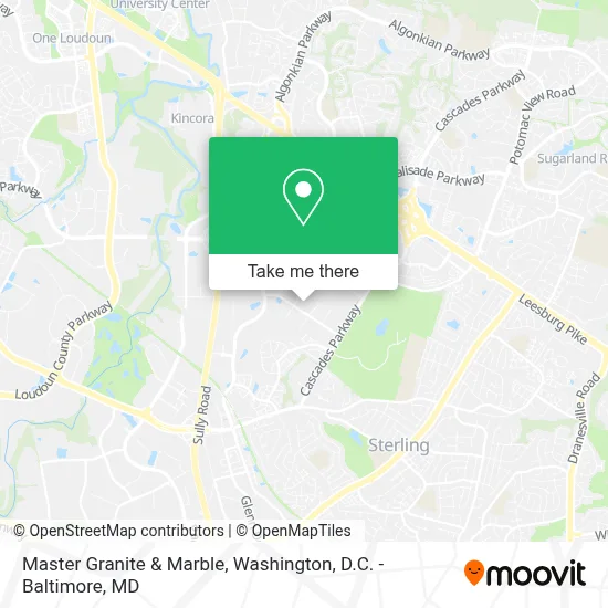 Master Granite & Marble map