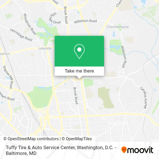Tuffy Tire & Auto Service Center map