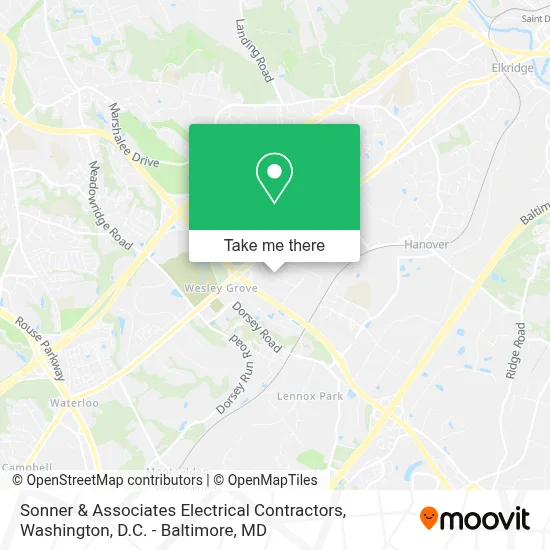 Sonner & Associates                     Electrical Contractors map