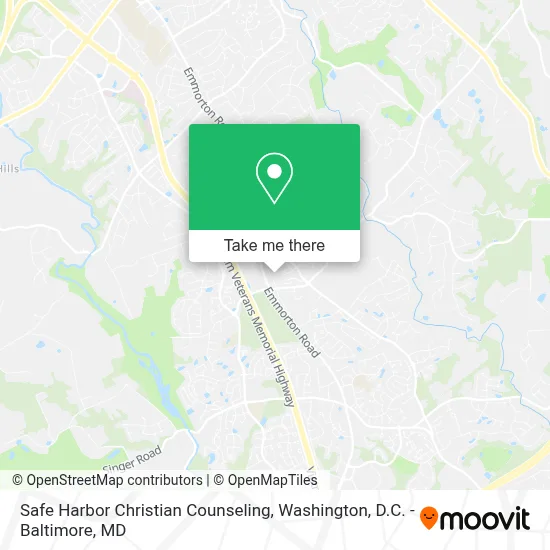 Safe Harbor Christian Counseling map